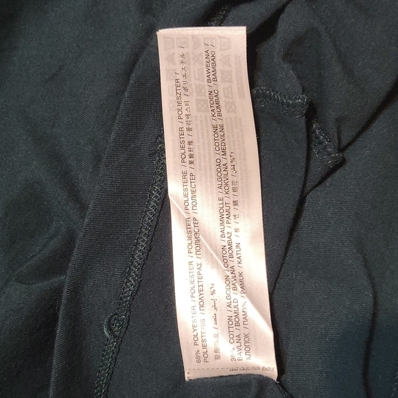 Mango sport dark green over sized tshirt women's medium - Picture 6 of 6